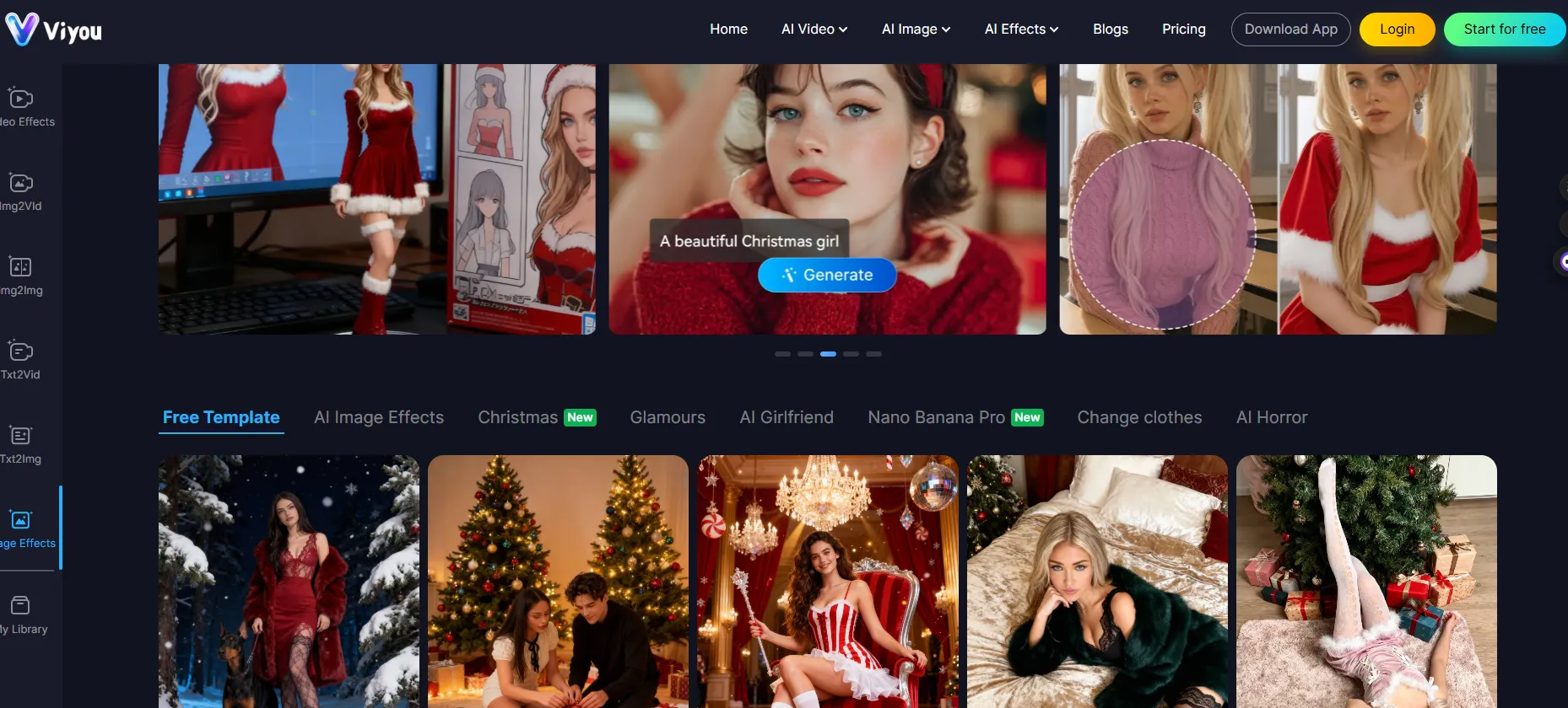 Free AI Image effects