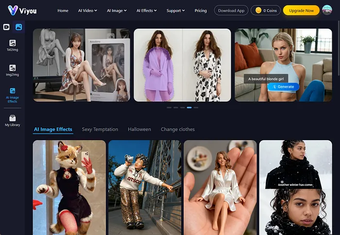 viyou ai image effects