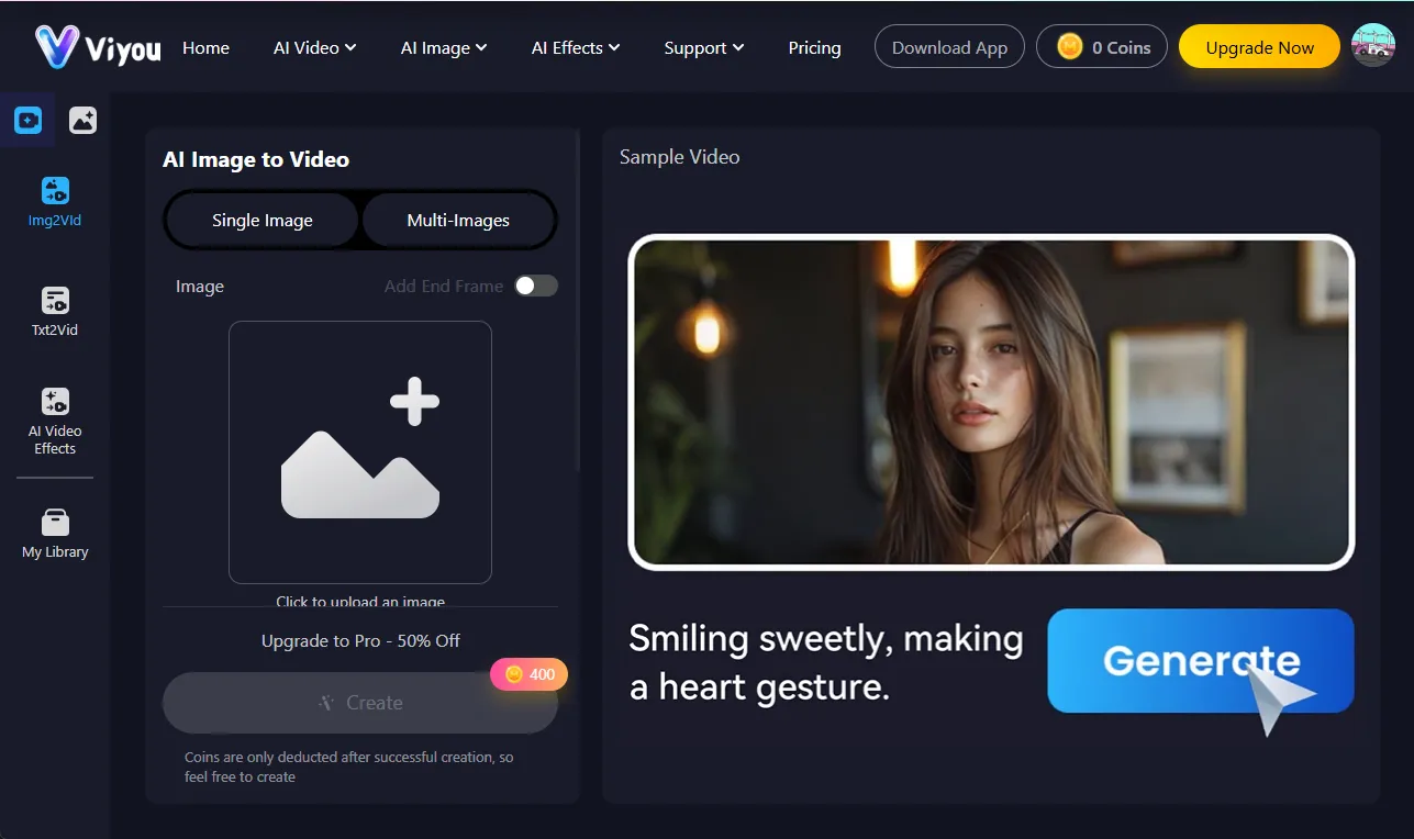viyou ai - image to video generator